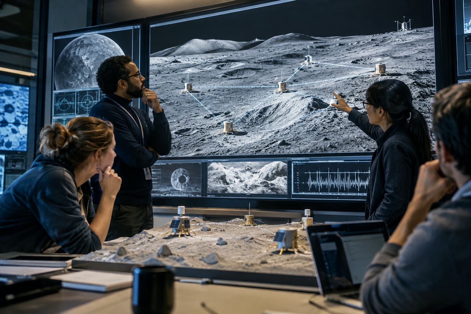 A simulated lunar network makes the case for listening longer